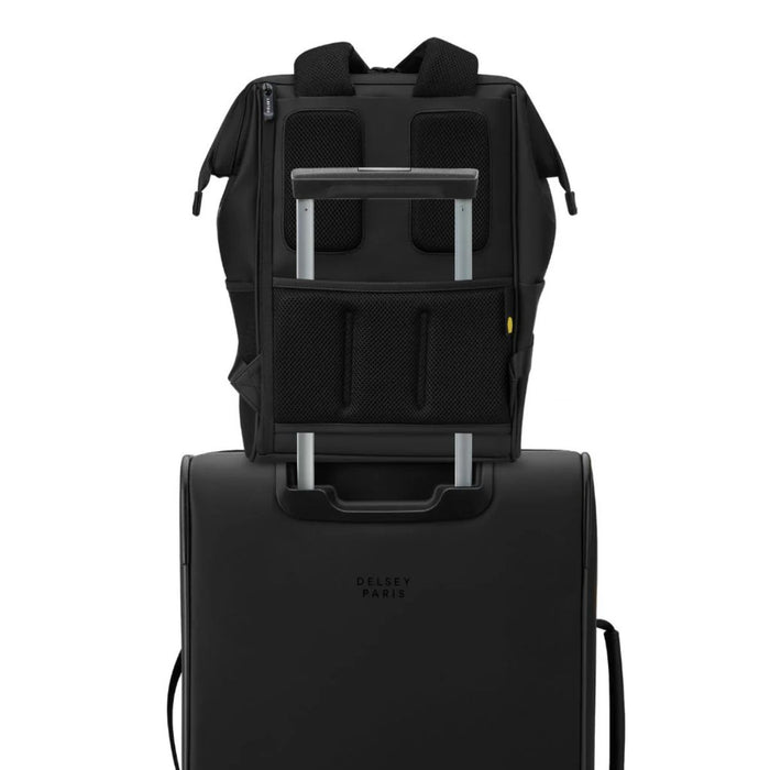 Delsey Turenne Soft Backpack - 14 inch - Black