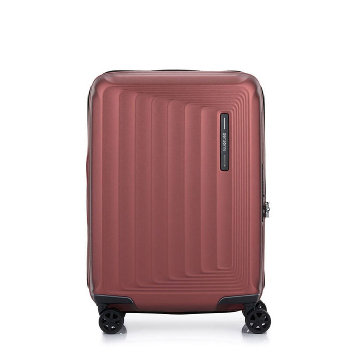 Samsonite Nuon Spinner Expandable - 55cm - Terracotta Red