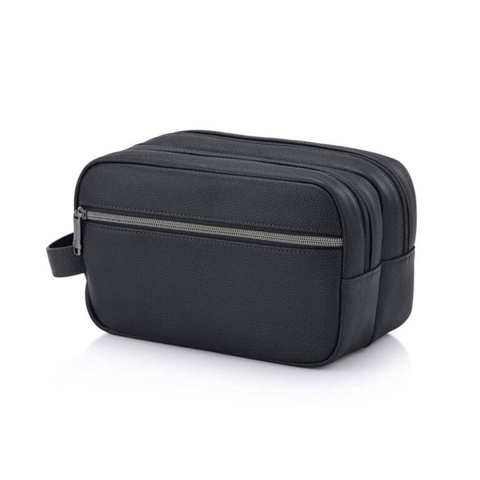 Samsonite Classic Leather Toiletry Kit - Black