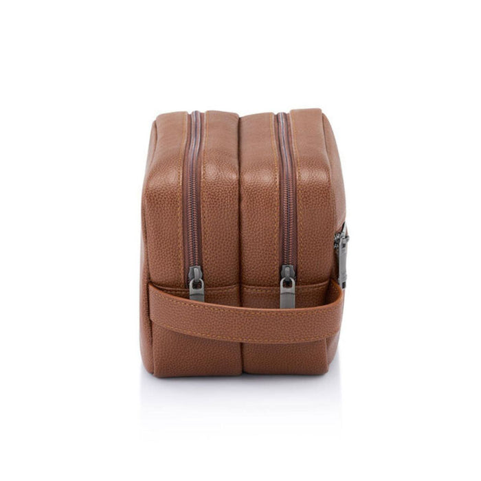 Samsonite Classic Leather Toiletry Kit - Cognac