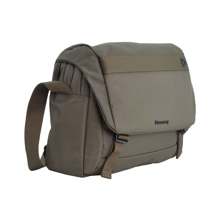 Discovery Downtown Laptop Messenger Bag - Khaki