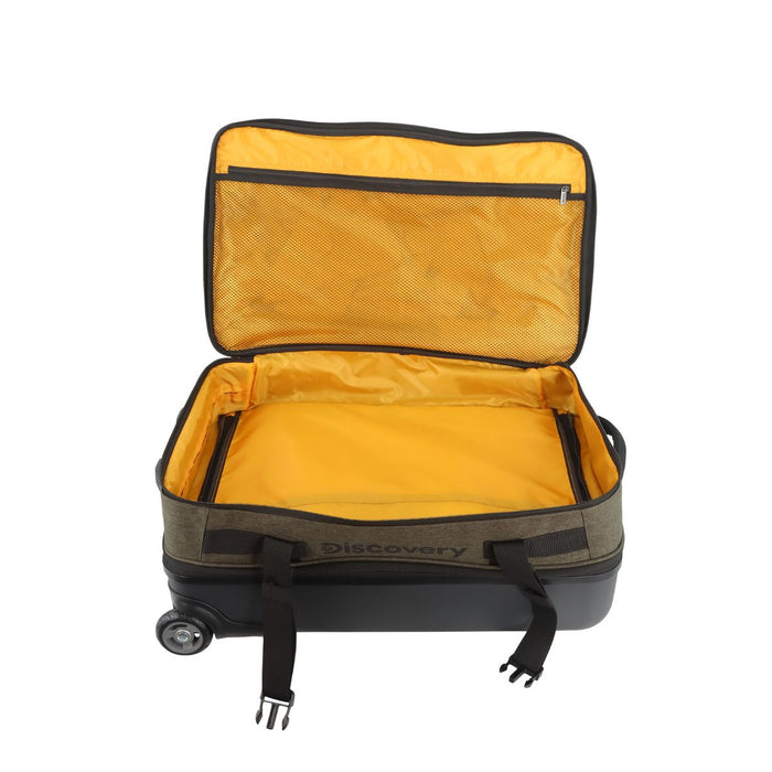 Discovery Camp 2 Wheel Large Duffle Bag -  75cm - Khaki