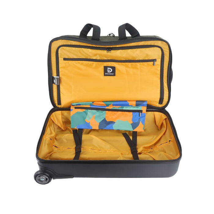 Discovery Camp 2 Wheel Large Duffle Bag -  75cm - Khaki