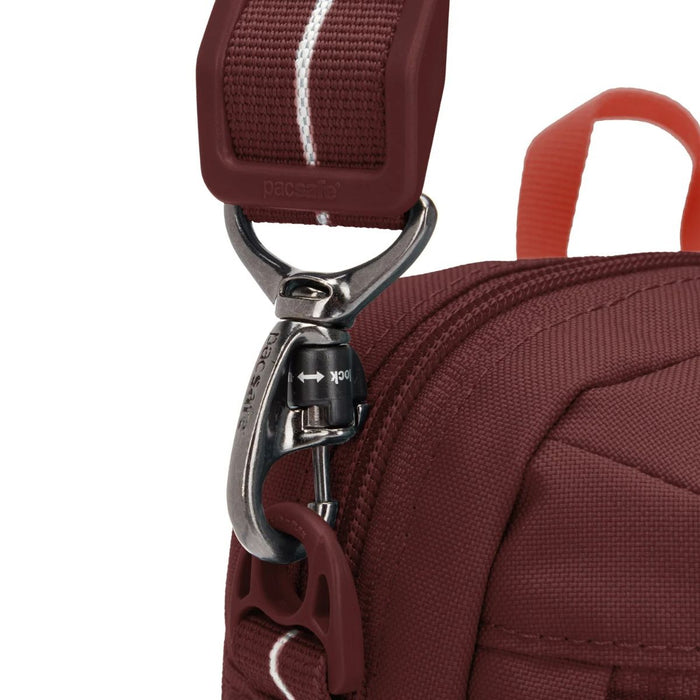 Pacsafe Go anti-theft Festival Crossbody Bag - Garnet Red