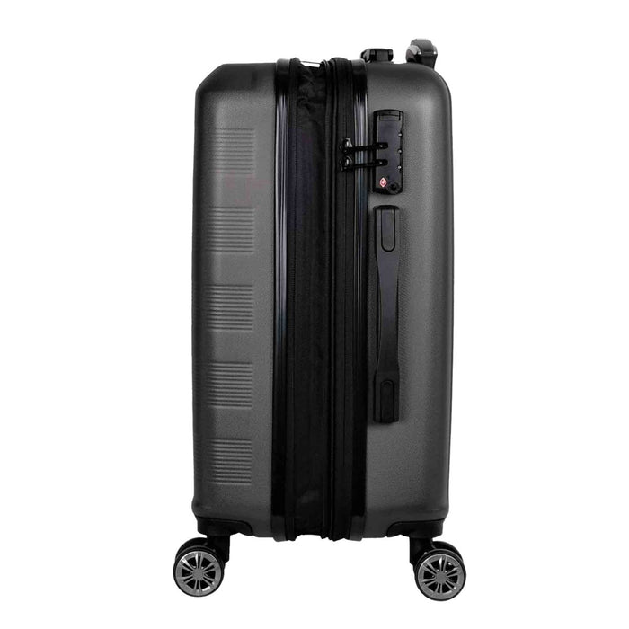 Swissbrand Cardiff Cabin Trolley Case - 54cm - Charcoal