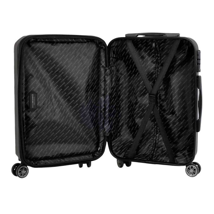 Swissbrand Cardiff Cabin Trolley Case - 54cm - Charcoal