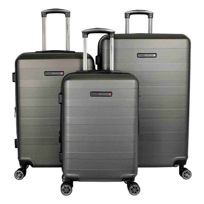 Swissbrand Cardiff Cabin Trolley Case - 54cm - Charcoal