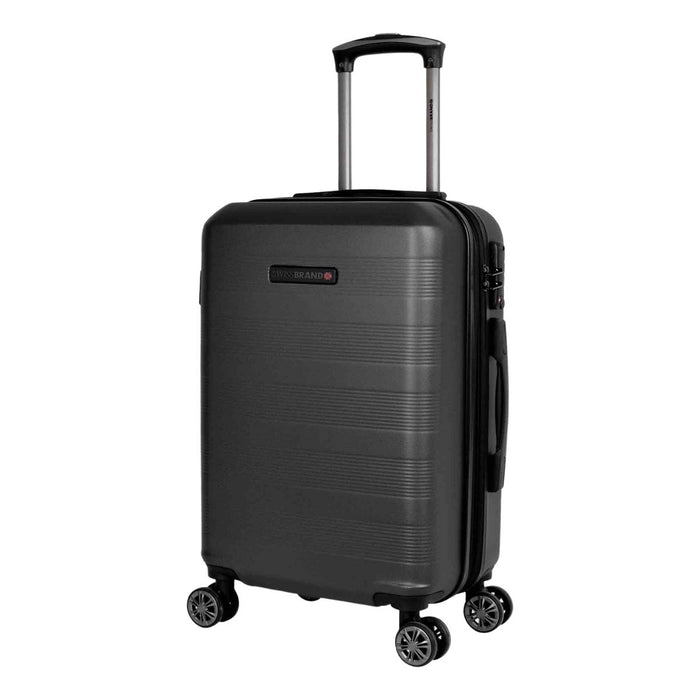 Swissbrand Cardiff Cabin Trolley Case - 54cm - Charcoal