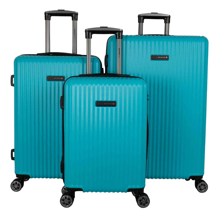 Swissbrand Riga Trolley Case - 77cm - Teal