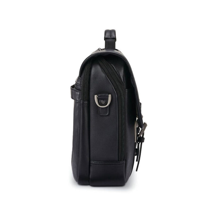 Samsonite Classic Leather Flapover - Black