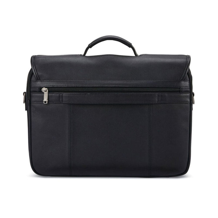 Samsonite Classic Leather Flapover - Black