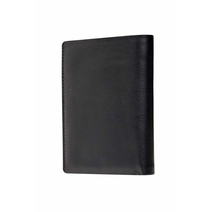 Samsonite DLX Leather Wallet with ID and RFID blocking (4CC) - Black