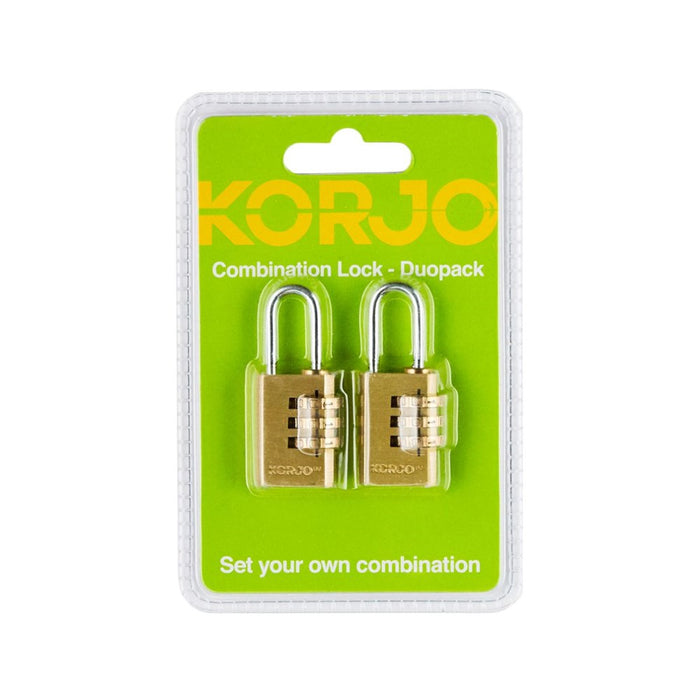 Korjo Combination Lock - Duo Pack