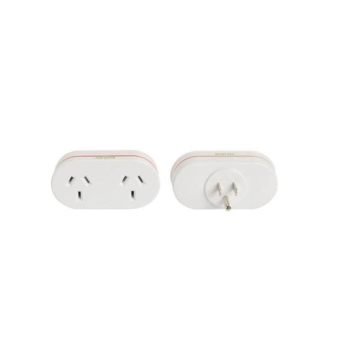 Korjo Travel  Double Adaptor Plug - United States