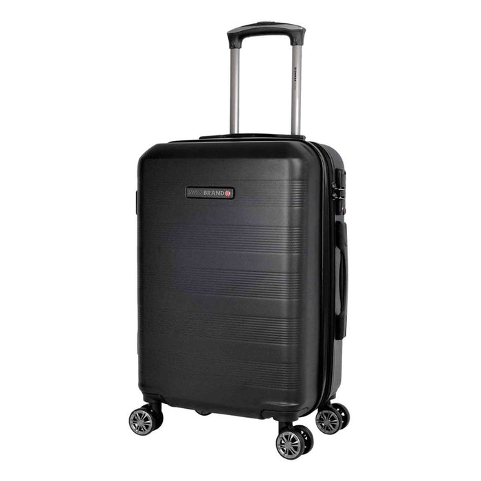 Swissbrand Cardiff Cabin Trolley Case - 54cm - Black