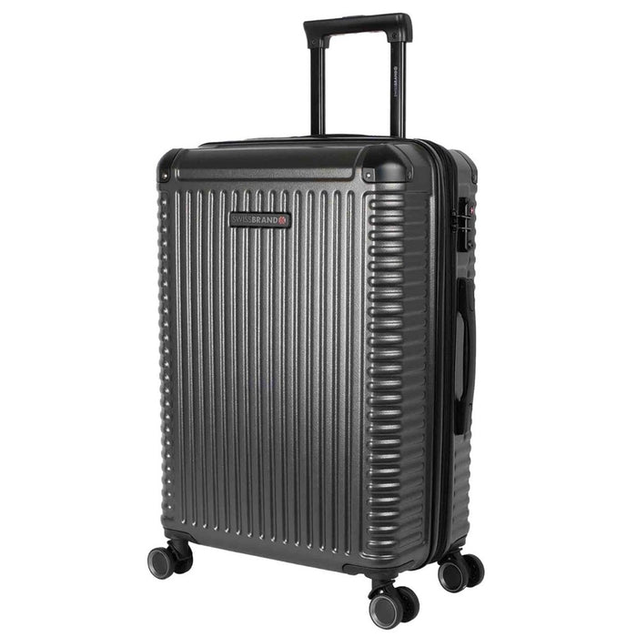 Swissbrand Paris Trolley Case - 76cm - Grey