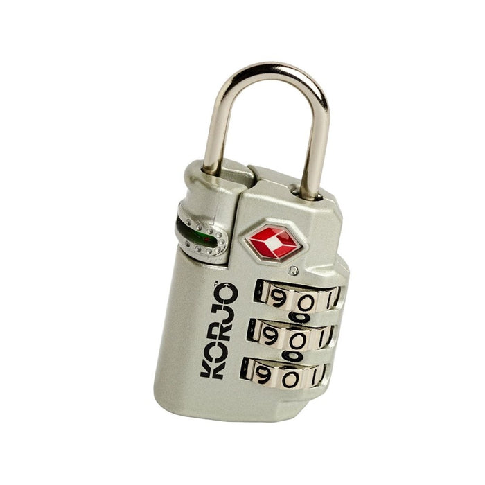 Korjo TSA Indicator Combination Lock - 2 Colours