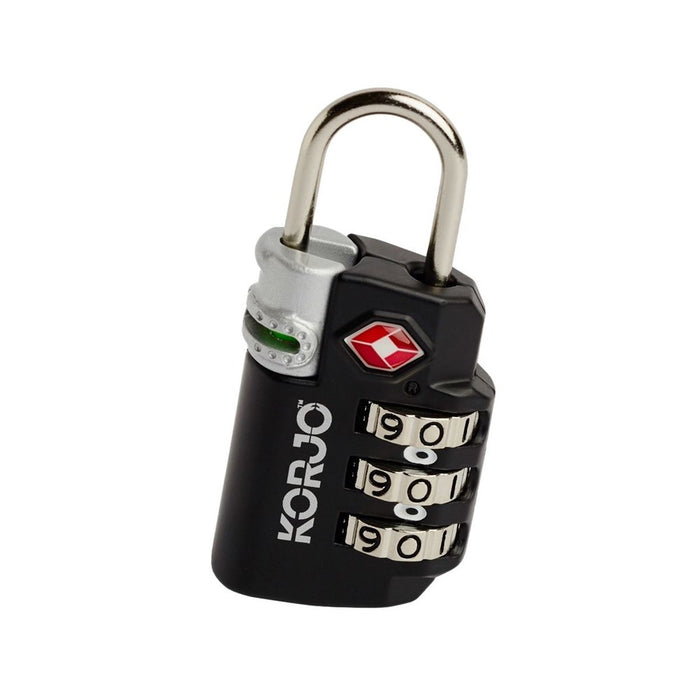 Korjo TSA Indicator Combination Lock - 2 Colours